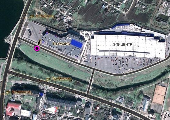 Схема рекламной плоскости по адресу новая дорога, "ЕПІЦЕНТР", ТРЦ "ОАЗИС", заїзд на "ОАЗИС". неподалік: "Епіцентр", супермаркет "Таврія В", "Сільпо", ТРЦ "Оазис", центральний ринок, елітна забудова "Набережний квартал" (центр) Схема рекламной плоскости по адресу новая дорога, "ЕПІЦЕНТР", ТРЦ "ОАЗИС", заїзд на "ОАЗИС". неподалік: "Епіцентр", супермаркет "Таврія В", "Сільпо", ТРЦ "Оазис", центральний ринок, елітна забудова "Набережний квартал" (центр)