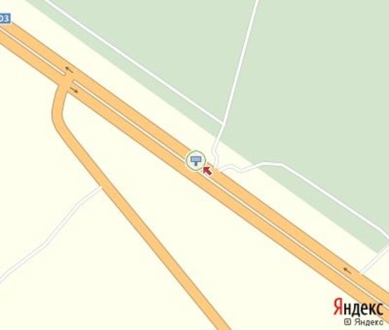 Схема рекламної площини за адресою Ростовская трасса - 1й  въезд в Харьков