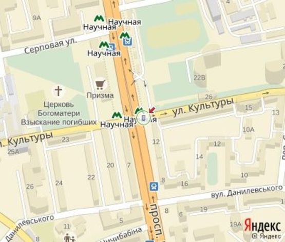 Схема рекламной плоскости по адресу Науки пр.- Культуры ул ЦЕНТРАЛЬНАЯ ЗОНА (напротив "Альфа Банк") Схема рекламной плоскости по адресу Науки пр.- Культуры ул ЦЕНТРАЛЬНАЯ ЗОНА (напротив "Альфа Банк")