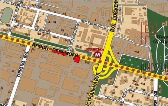 Схема рекламної площини за адресою пр. Победы, 49/2 (170м до ул. В. Гетьмана) Схема рекламної площини за адресою пр. Победы, 49/2 (170м до ул. В. Гетьмана)