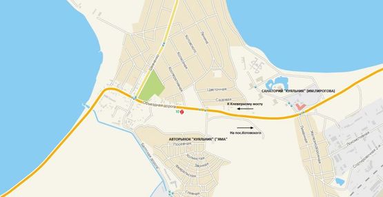 Схема рекламной плоскости по адресу Объездная дорога - Балтская дорога , с пос. Котовского к Клеверному мосту