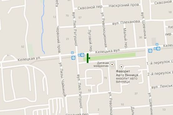 Схема рекламной плоскости по адресу Келецька вул., 41 Схема рекламной плоскости по адресу Келецька вул., 41