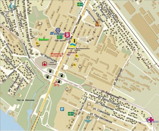 Схема рекламної площини за адресою Донецкое шоссе Схема рекламної площини за адресою Донецкое шоссе