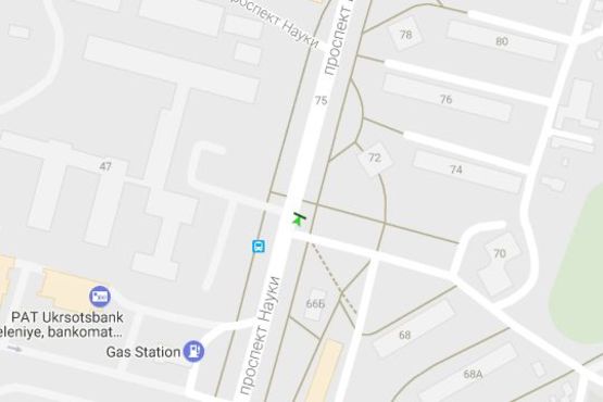 Схема рекламної площини за адресою Науки просп. (Леніна просп.), 70 (№1) Схема рекламної площини за адресою Науки просп. (Леніна просп.), 70 (№1)