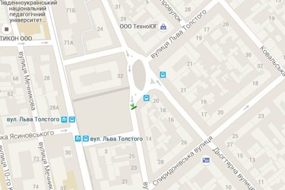 Схема рекламної площини за адресою Льва Толстого пл. - Асташкіна вул. - Дьогтярна вул.