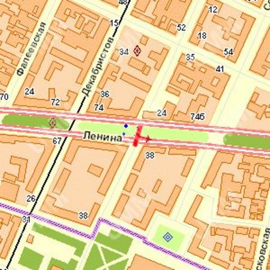 Схема рекламной плоскости по адресу Леніна просп. - Лягіна вул., (№1) Схема рекламной плоскости по адресу Леніна просп. - Лягіна вул., (№1)