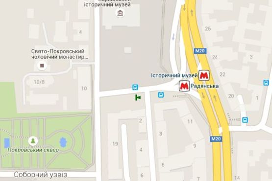 Схема рекламної площини за адресою Конституції пл. - Спартаківський пров., (зупинка) №1 (B)