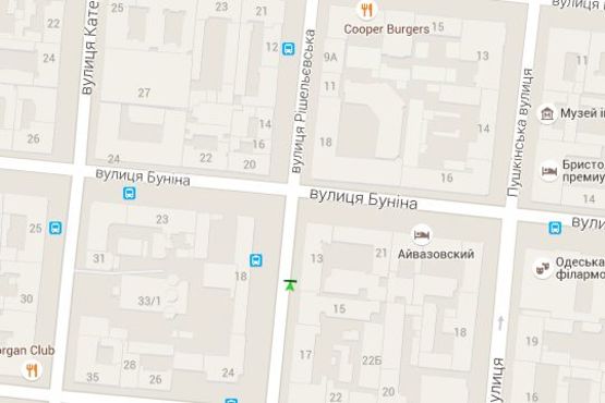 Схема рекламной плоскости по адресу Ришел'євська вул., 13 (направ від залізн. вокзала) Схема рекламной плоскости по адресу Ришел'євська вул., 13 (направ від залізн. вокзала)