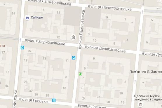 Схема рекламной плоскости по адресу Ришел'євська вул., 5