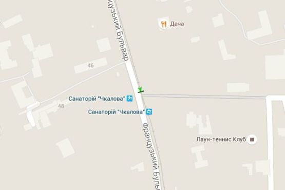 Схема рекламної площини за адресою Французський бульв.