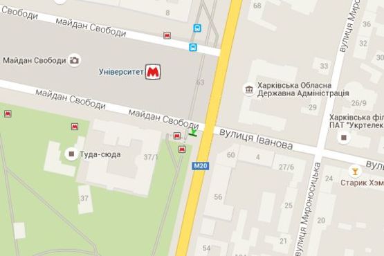 Схема рекламной плоскости по адресу Сумська вул., 37 (№5) Схема рекламной плоскости по адресу Сумська вул., 37 (№5)