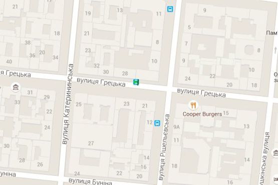 Схема рекламної площини за адресою Гречеська вул., 26/28 - Ришел'євська вул.