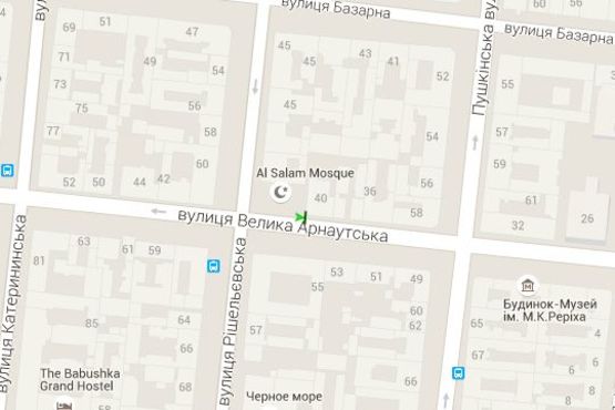 Схема рекламной плоскости по адресу Велика Арнаутська вул., 40 Схема рекламной плоскости по адресу Велика Арнаутська вул., 40