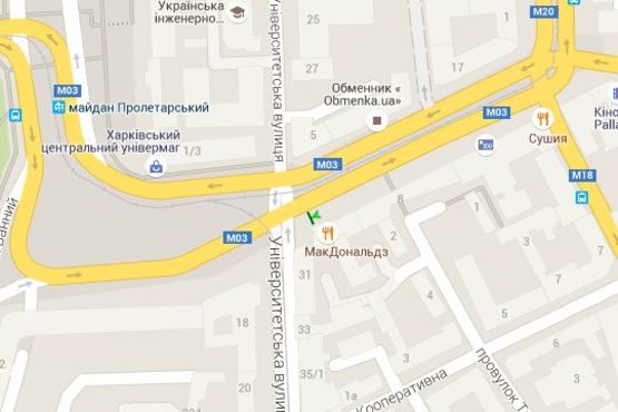 Схема рекламной плоскости по адресу Павлівська пл. (Рози Люксембург пл.), 6 Схема рекламной плоскости по адресу Павлівська пл. (Рози Люксембург пл.), 6