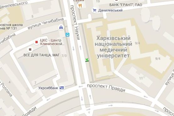 Схема рекламной плоскости по адресу Науки просп. (Леніна просп.), 4 (№1) Схема рекламной плоскости по адресу Науки просп. (Леніна просп.), 4 (№1)