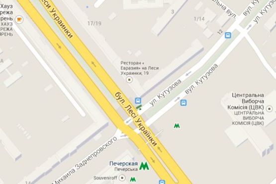 Схема рекламної площини за адресою Лесі Українки бульв., 16/19 (магазин "Антошка") (№5) Схема рекламної площини за адресою Лесі Українки бульв., 16/19 (магазин "Антошка") (№5)