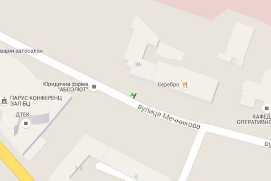 Схема рекламної площини за адресою Мечникова вул., 3-А (поруч БЦ "Парус") (в напр. Институської) Схема рекламної площини за адресою Мечникова вул., 3-А (поруч БЦ "Парус") (в напр. Институської)