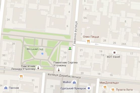 Схема рекламной плоскости по адресу Гаванна вул., 10