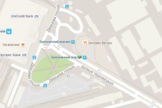 Схема рекламної площини за адресою Чернівецька вул. - Двірцева пл., (№2) (від залізн. вокзала) Схема рекламної площини за адресою Чернівецька вул. - Двірцева пл., (№2) (від залізн. вокзала)