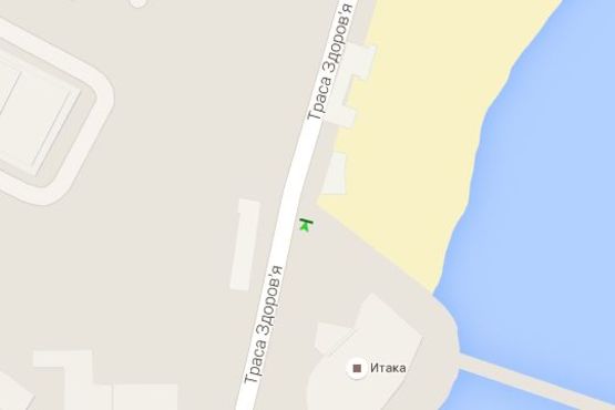 Схема рекламной плоскости по адресу Аркадія, №23 (№1)