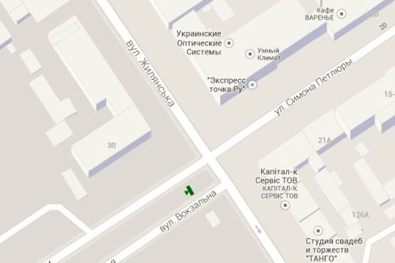 Схема рекламної площини за адресою Жилянська вул. - Петлюри Симона вул., 30 Схема рекламної площини за адресою Жилянська вул. - Петлюри Симона вул., 30