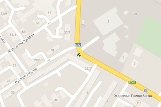 Схема рекламной плоскости по адресу Соборная вул. (Ленiна вул.), 40/2 - Халаменюка вул. - Свободи просп. (60 рокiв Жовтня вул.) Схема рекламной плоскости по адресу Соборная вул. (Ленiна вул.), 40/2 - Халаменюка вул. - Свободи просп. (60 рокiв Жовтня вул.)