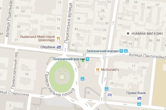 Схема рекламной плоскости по адресу Пантелеймонівська вул., (зуп. тр. №5) Схема рекламной плоскости по адресу Пантелеймонівська вул., (зуп. тр. №5)