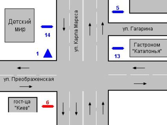 Схема рекламной плоскости по адресу Велика Перспективна вул., 58 Схема рекламной плоскости по адресу Велика Перспективна вул., 58