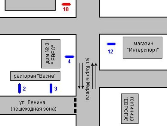 Схема рекламної площини за адресою Велика Перспективна вул., 6/3