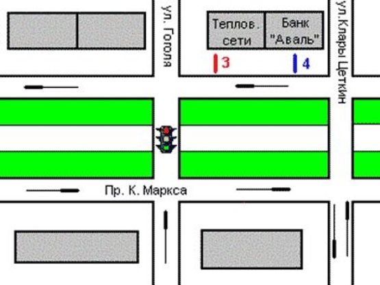 Схема рекламной плоскости по адресу Дмитра Яворницького просп., 35 Схема рекламной плоскости по адресу Дмитра Яворницького просп., 35