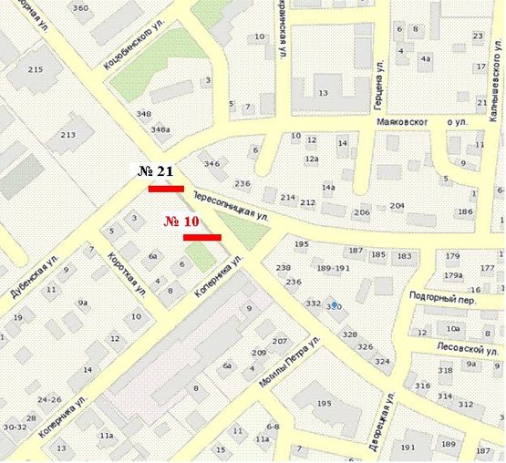 Схема рекламної площини за адресою Соборна вул., 213