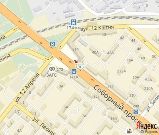 Схема рекламної площини за адресою Соборный пр.,212 ЦЕНТРАЛЬНАЯ ЗОНА. (магазины Тимбирленд,Интертоп,Каблучок)) Схема рекламної площини за адресою Соборный пр.,212 ЦЕНТРАЛЬНАЯ ЗОНА. (магазины Тимбирленд,Интертоп,Каблучок))