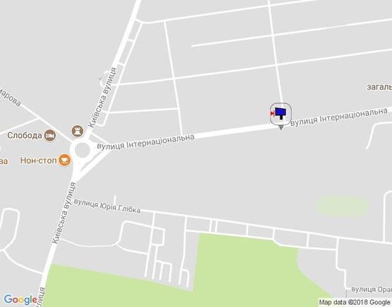 Схема рекламної площини за адресою м. Умань, вул. Інтернаціональна, навпроти будинку 49