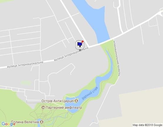 Схема рекламної площини за адресою м. Умань, вул. Інтернаціональна, навпроти будинку 103