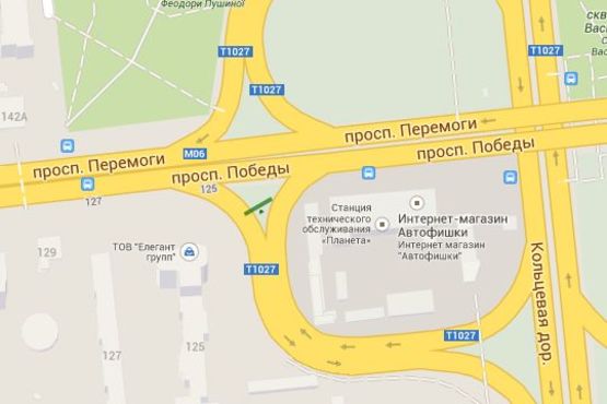 Схема рекламной плоскости по адресу Перемоги просп., 123  (виїзд на просп.Перемоги в бік центра) Схема рекламной плоскости по адресу Перемоги просп., 123  (виїзд на просп.Перемоги в бік центра)