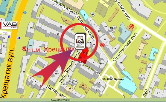 Схема рекламной плоскости по адресу Вул. Заньковецької, 3/1 / "Пасаж" ("Корифей")