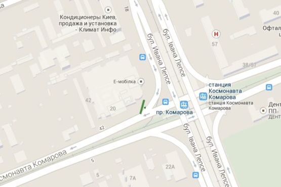 Схема рекламної площини за адресою Космонавта Комарова просп. - Гавела Вацлава бульв. (Івана Лепсе бульв.), : ринок (в напр. Кільцевої дороги) Схема рекламної площини за адресою Космонавта Комарова просп. - Гавела Вацлава бульв. (Івана Лепсе бульв.), : ринок (в напр. Кільцевої дороги)