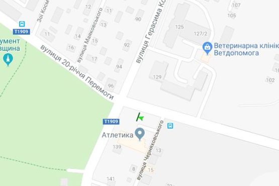 Схема рекламної площини за адресою 20 років Перемоги вул. - Герасима Кондратьєва вул. Схема рекламної площини за адресою 20 років Перемоги вул. - Герасима Кондратьєва вул.