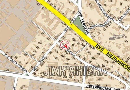 Схема рекламной плоскости по адресу Белорусская ул., 38