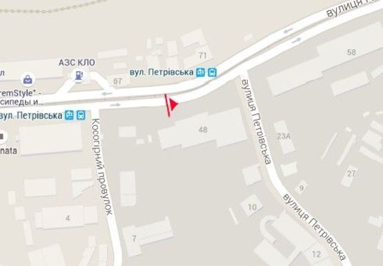 Схема рекламної площини за адресою Глубочицкая ул.