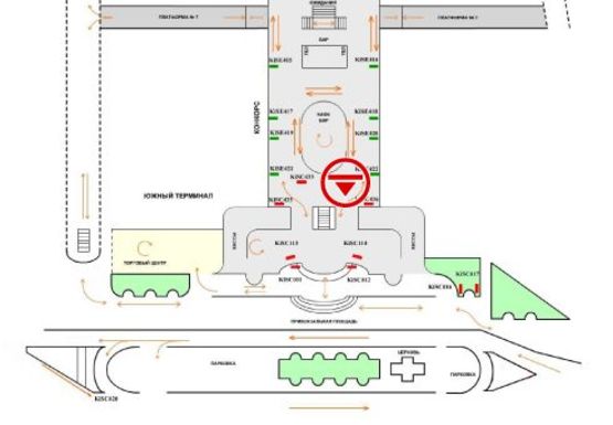 Схема рекламной плоскости по адресу Конкорс (Северный терминал) Схема рекламной плоскости по адресу Конкорс (Северный терминал)