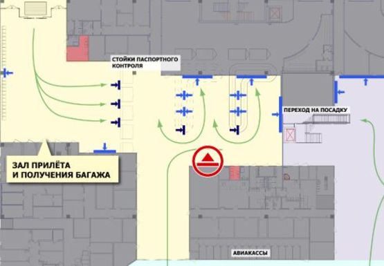 Схема рекламной плоскости по адресу Зал получения багажа, 1 этаж (Терминал А) Схема рекламной плоскости по адресу Зал получения багажа, 1 этаж (Терминал А)