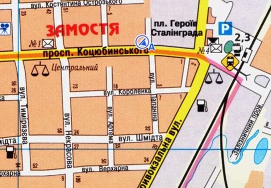 Схема рекламной плоскости по адресу Коцюбинского ул., 6 - Папанина ул. Схема рекламной плоскости по адресу Коцюбинского ул., 6 - Папанина ул.