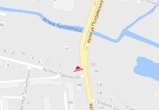 Схема рекламной плоскости по адресу Покровская ул. - Парниковая ул., 2 Схема рекламной плоскости по адресу Покровская ул. - Парниковая ул., 2