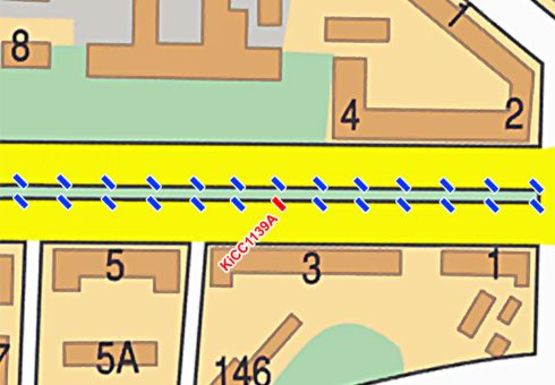 Схема рекламной плоскости по адресу Победы пр.