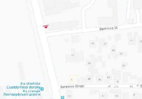 Схема рекламной плоскости по адресу Люстдорфская дорога, 55