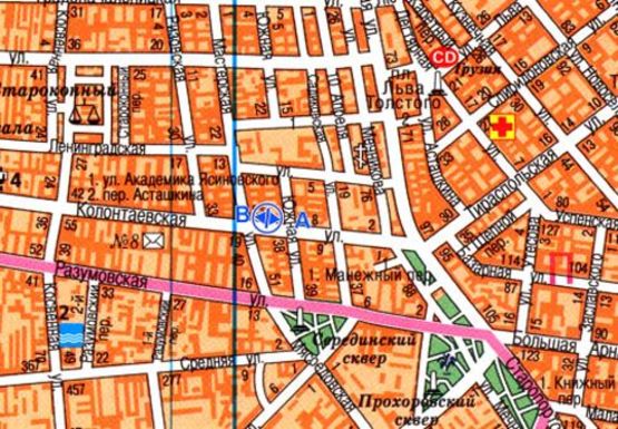 Схема рекламной плоскости по адресу Колонтаевская ул. - Мастерская ул, остановка 2