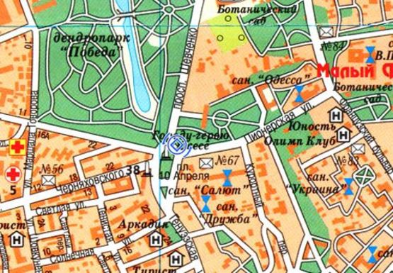 Схема рекламної площини за адресою 10-го Апреля пл.