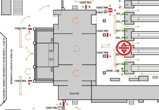 Схема рекламной плоскости по адресу Платформа № 3 Схема рекламной плоскости по адресу Платформа № 3