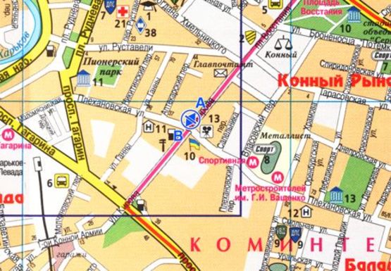 Схема рекламной плоскости по адресу Молочная ул. - Плехановская ул.,  39а (остановка)